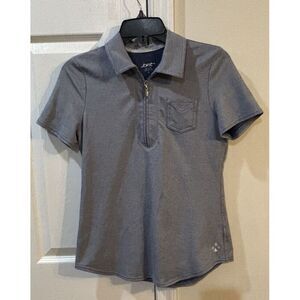Jofit Womens Golf Shirt Short Sleeve Sz‎ S Blue